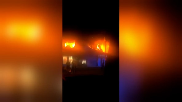 Utah building explodes into the sky after vehicle crashes into business, causes fire