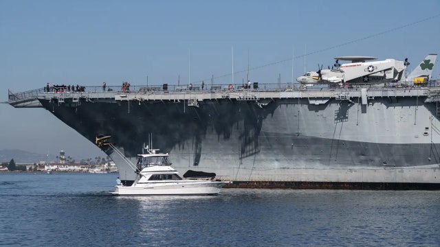 Boat captain arrested after hit-and-run crash into USS Midway museum ship: police
