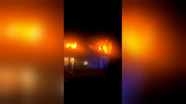 Utah building explodes into the sky after vehicle crashes into business, causes fire