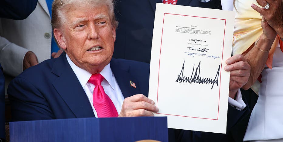 Watch live: Trump signs 'big, beautiful' bill into law at White House July 4th picnic