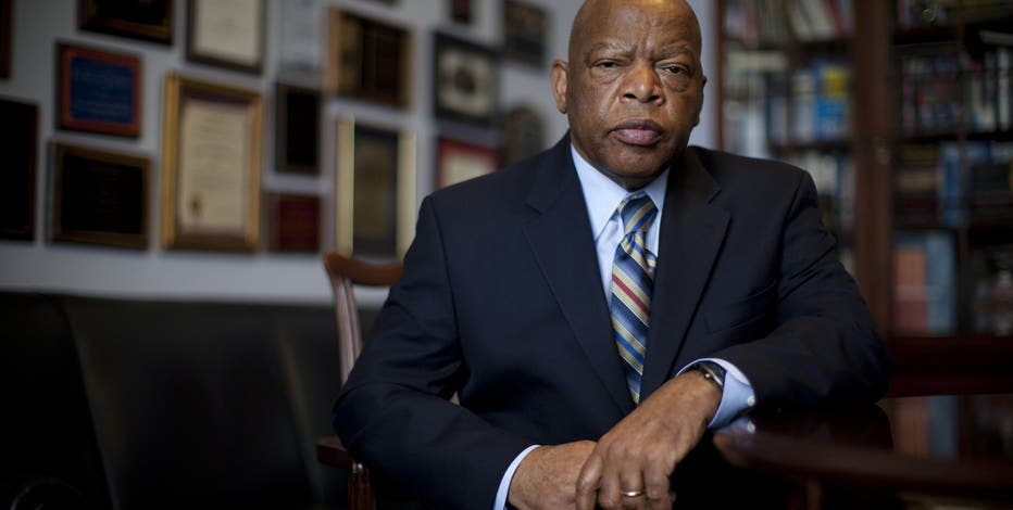 "Good Trouble Lives On" protests honor legacy of John Lewis