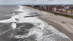 Hurricane Erin spins away but rip currents, rough seas to last through weekend