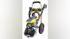 780,000 Ryobi pressure washers recalled for explosion risk; injuries reported