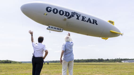 A ride on the Goodyear Blimp is up for auction: Here's how to bid