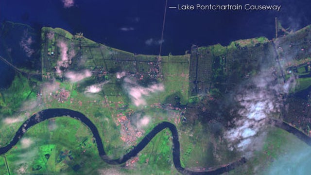 Maps: New Orleans before & after Hurricane Katrina's floods