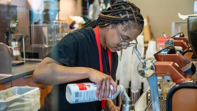 Starbucks CEO sets new time goal for baristas making your order