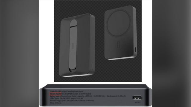 More than 30K wireless power banks recalled after reports of fires, explosions