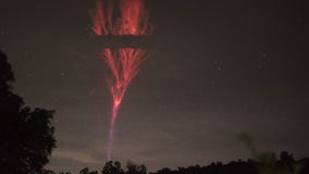 Watch: Rare 'upside-down lightning' spotted in Puerto Rico