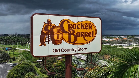 Trump posts AI video dancing with Cracker Barrel's 'old timer' after company reverses logo change