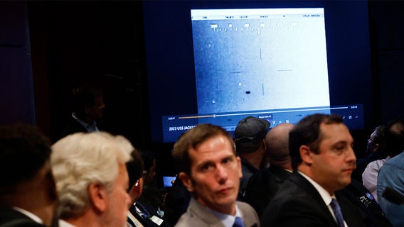 Hellfire missile bounces off mysterious orb in stunning UAP footage shown to Congress