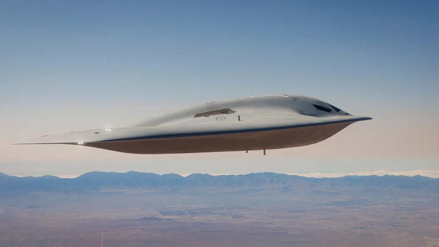 Air Force's new nuclear-capable bomber takes flight as Pentagon races against China