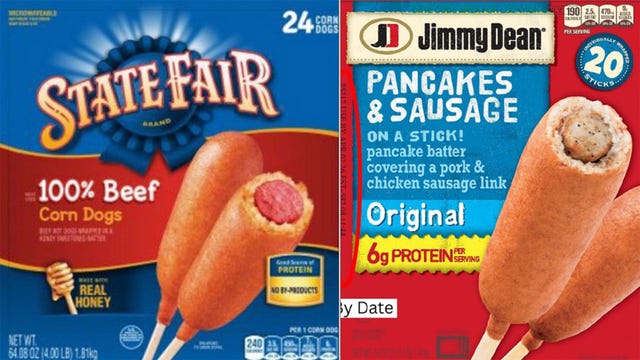 Hillshire corn dog products recalled