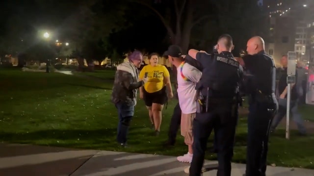 Fight breaks out at Charlie Kirk vigil in Idaho
