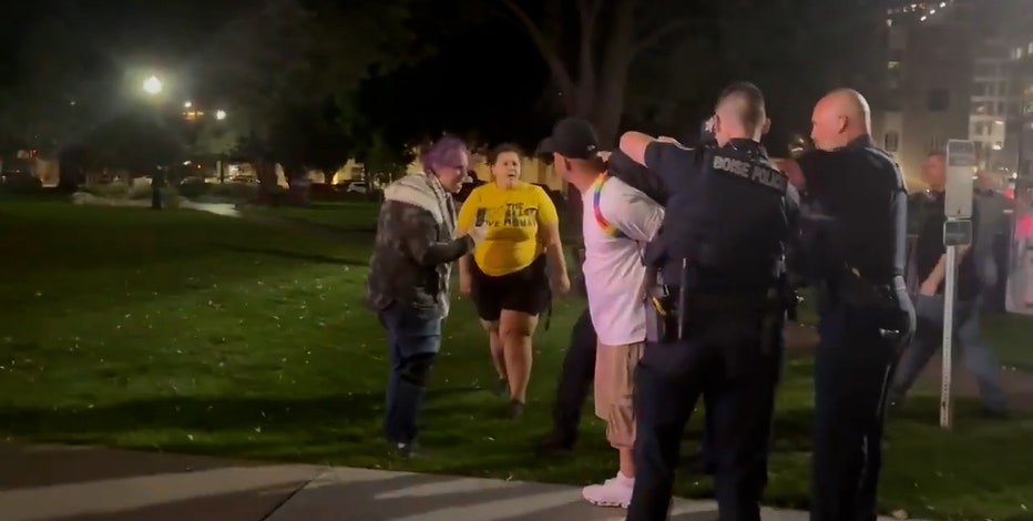 Fight breaks out at Charlie Kirk vigil in Idaho