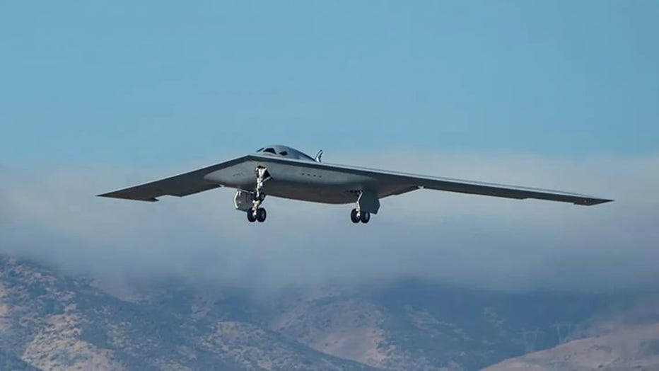 Air Force's new nuclear-capable bomber takes flight as Pentagon