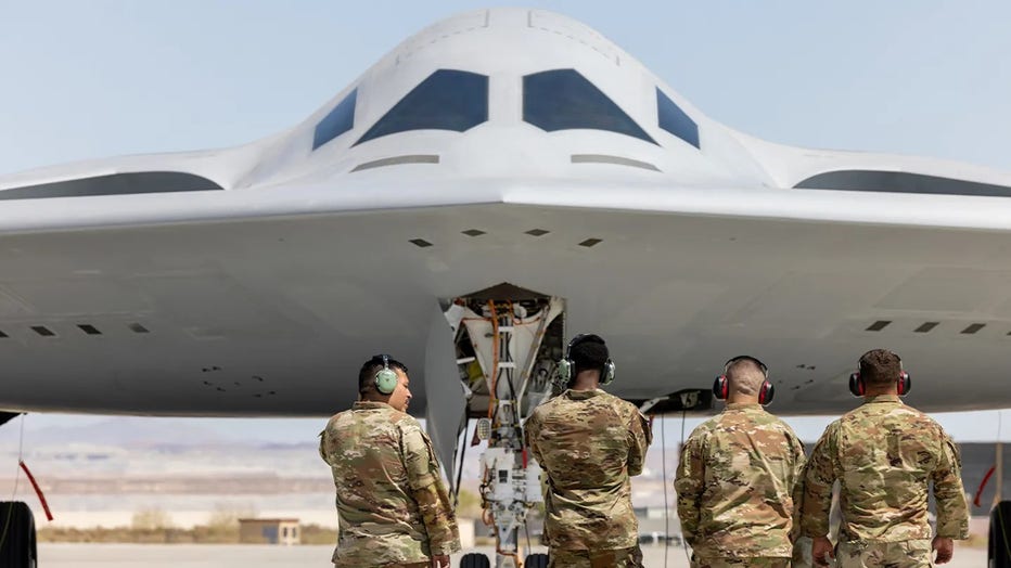 Air Force's new nuclear-capable bomber takes flight as Pentagon