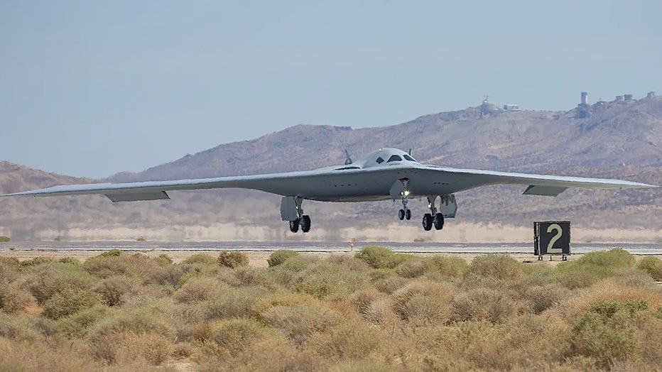 Air Force's new nuclear-capable bomber takes flight as Pentagon