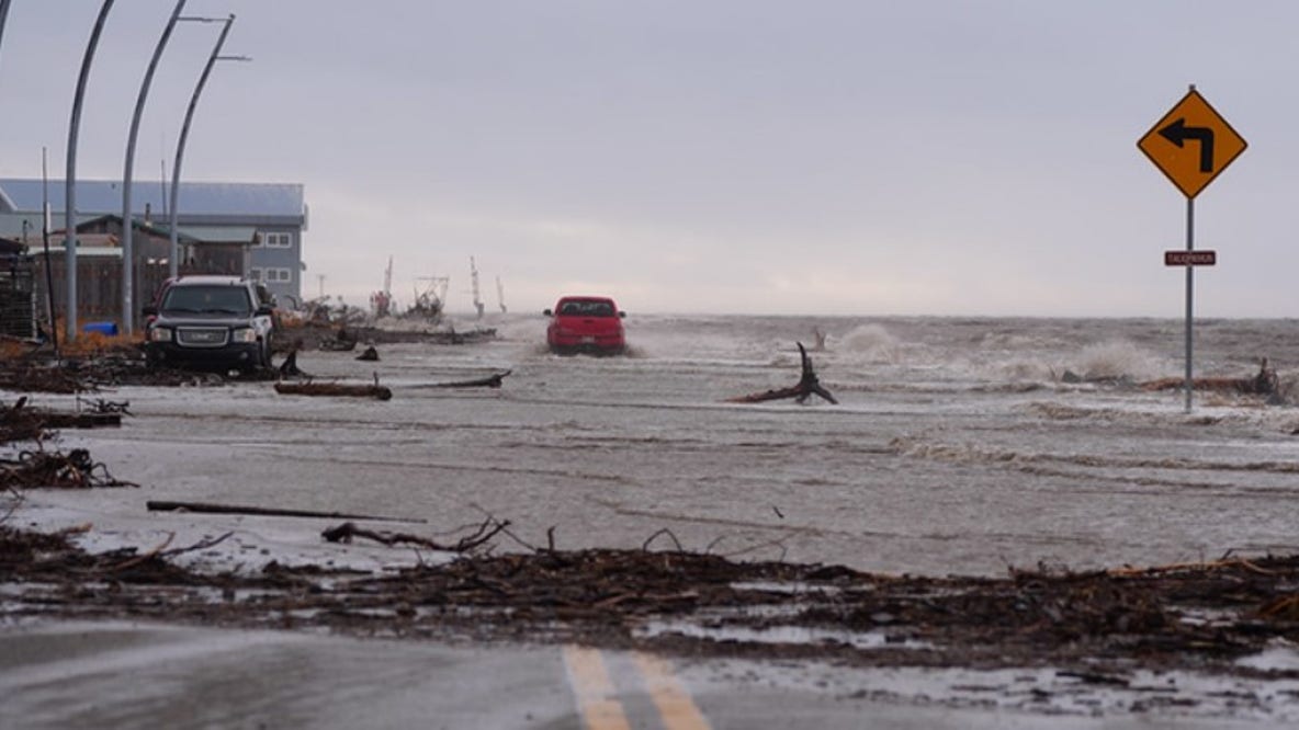 1 killed, 51 rescued as western Alaska communities devastated by floods caused by Typhoon Halong's remnants