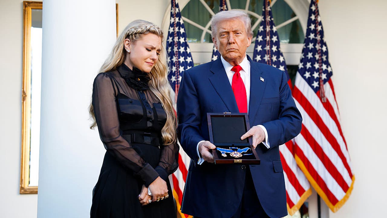 Trump awards Presidential Medal of Freedom to Charlie Kirk posthumously |  LiveNOW from FOX