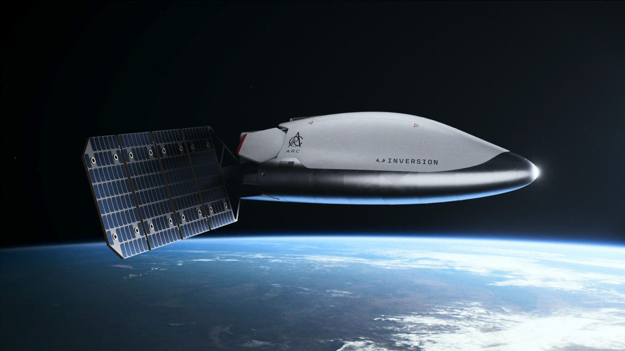 Inversion Unveils Arc Spacecraft for Rapid Global Cargo Delivery and Hypersonic Testing