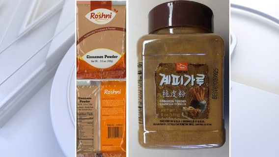 More cinnamon brands recalled due to elevated lead levels, FDA says