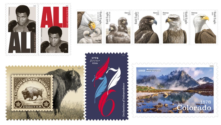 Get A Sneak Preview Of Next Year S USPS Stamp Designs LiveNOW From FOX 2026 Usps Stamps