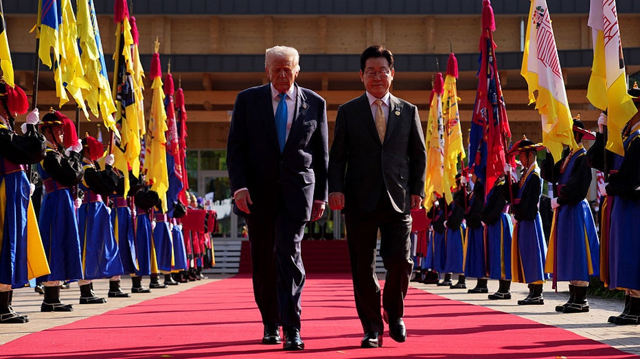 Trump visits South Korea amid push for trade deal with Seoul