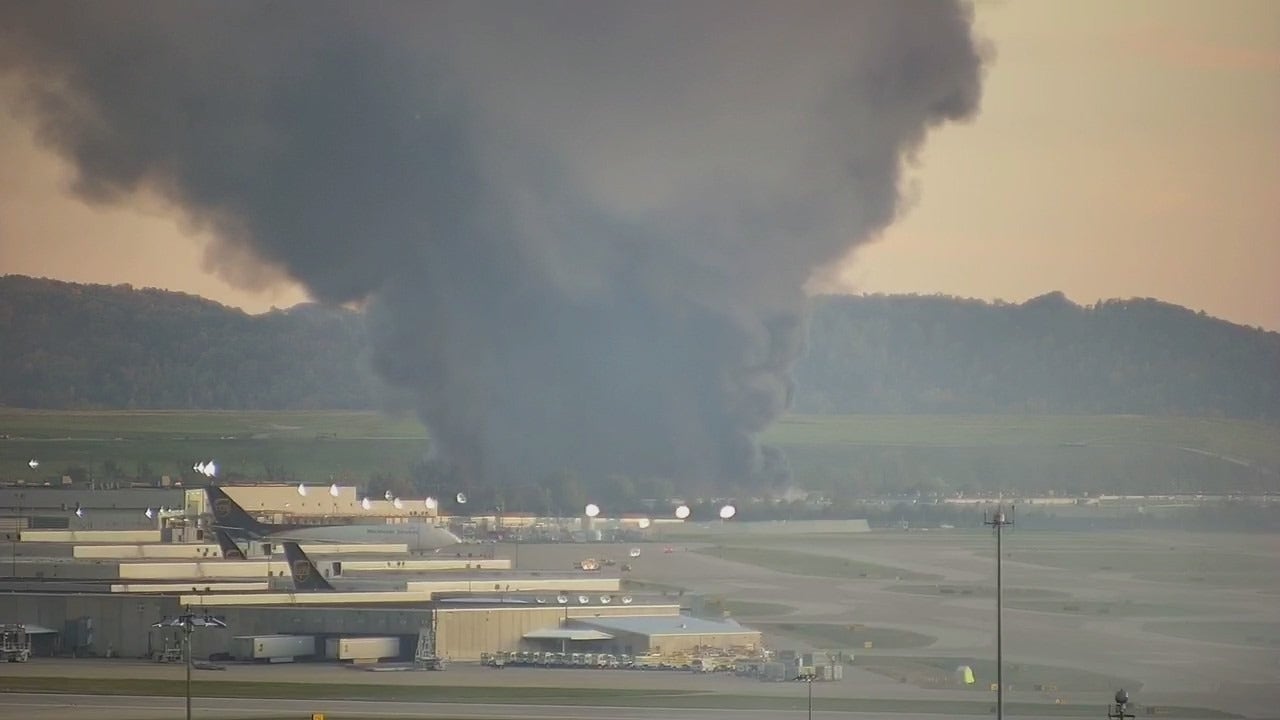 Live: Louisville UPS plane crash: Injuries reported in incident near airport