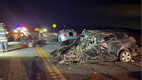 Driver of stolen car rolls into oncoming traffic on Colorado highway killing 5, including 3 children