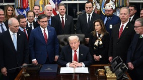 Trump signs bill ending historic government shutdown