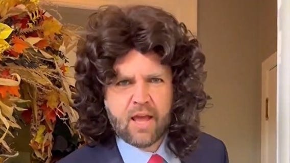 VP JD Vance dresses up as his own viral meme for Halloween