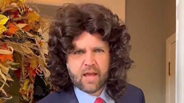 VP JD Vance dresses up as his own viral meme for Halloween