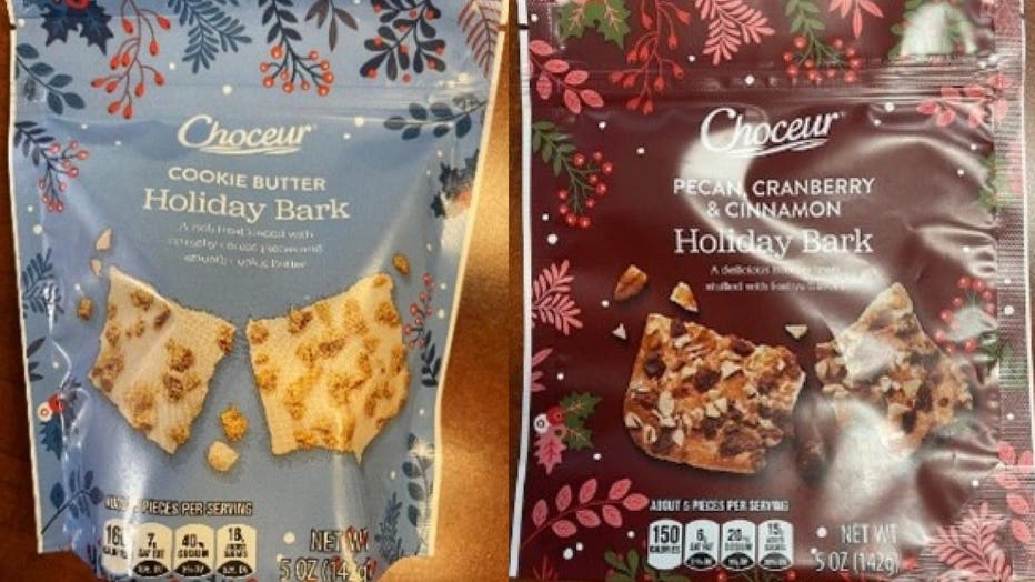 新品タグ付 HOLIDAY*Miller Prib allinone Holiday barks, sold at Aldi, recalled due to 'undeclared allergens