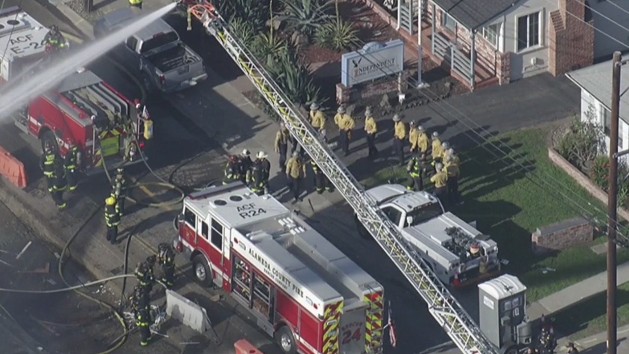 LIVE: Fire, explosion rocks Bay Area neighborhood, 6 injured