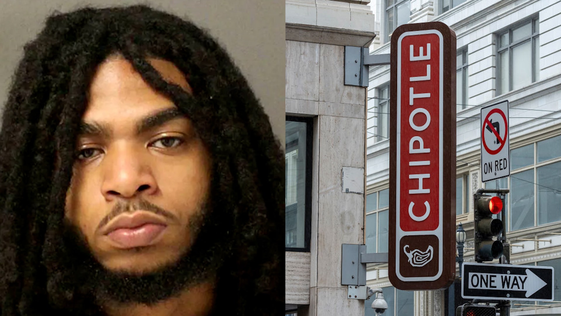 Manhunt underway for suspect accused of killing two people outside Chipotle restaurant