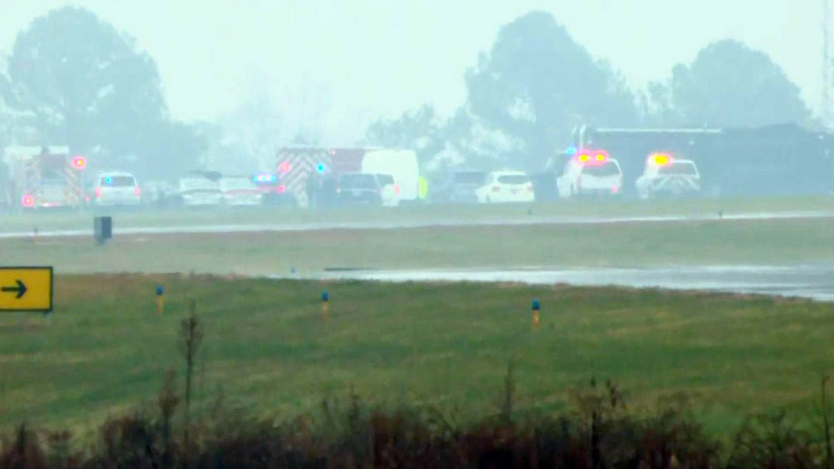 Jet crashes during landing at Statesville Regional Airport in North Carolina