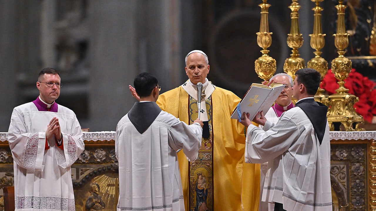 Pope Leo XIV presides over his first Christmas Mass