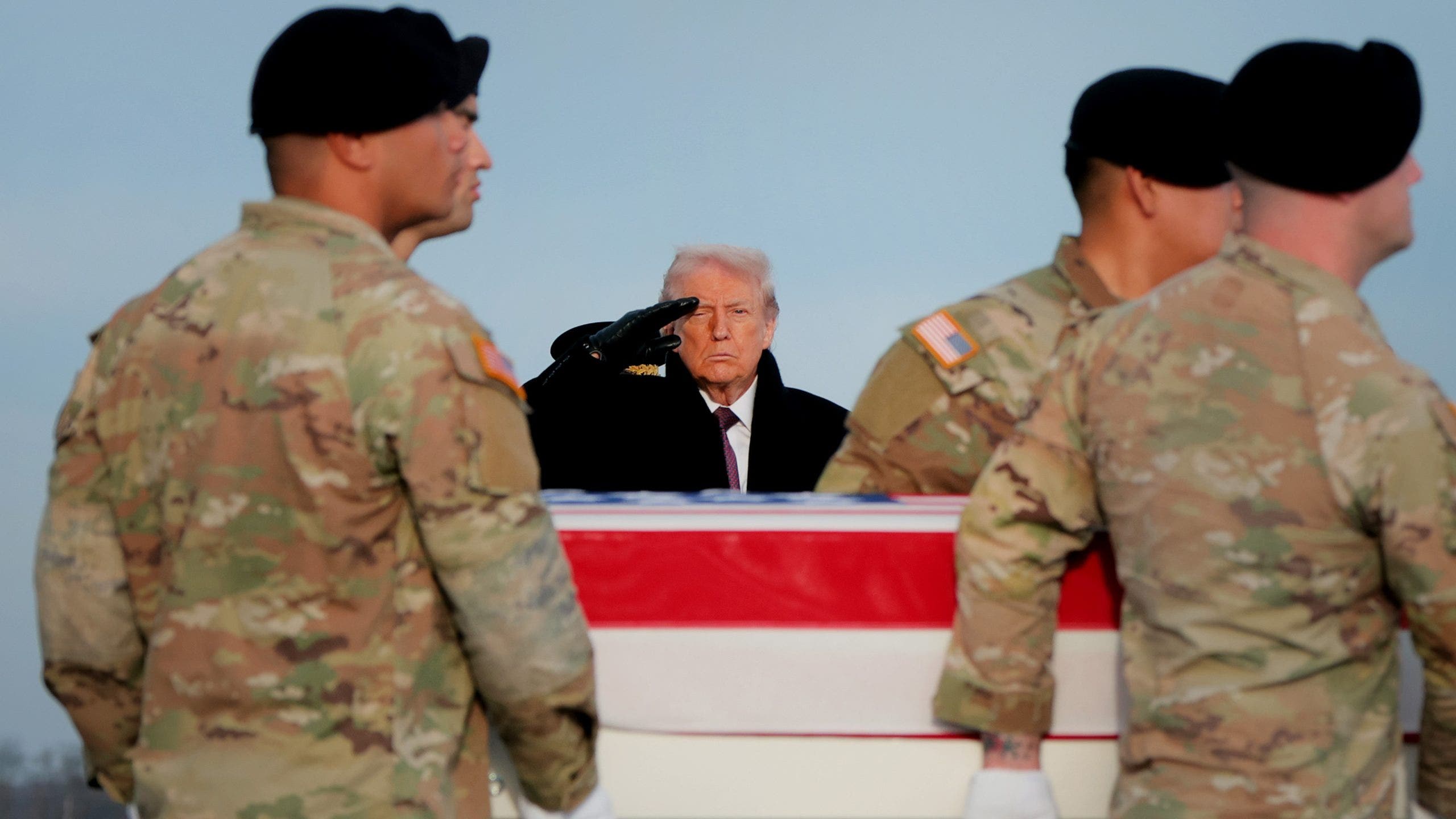 President Trump travels to Delaware for dignified transfer of Iowa National Guard members killed in Syria