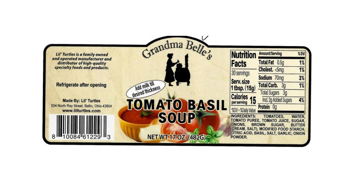 Tomato soup sold in 14 states recalled over undeclared milk allergen, FDA says