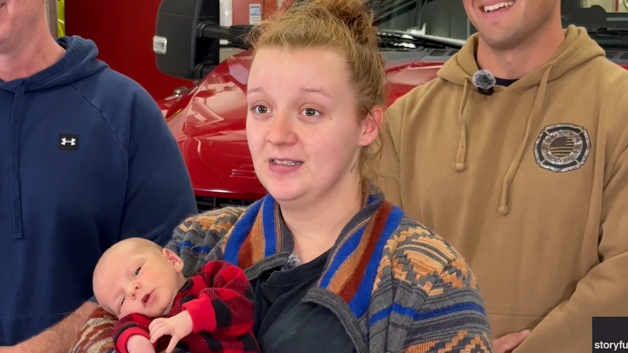 Ohio mother reunites with responders who helped after roadside childbirth