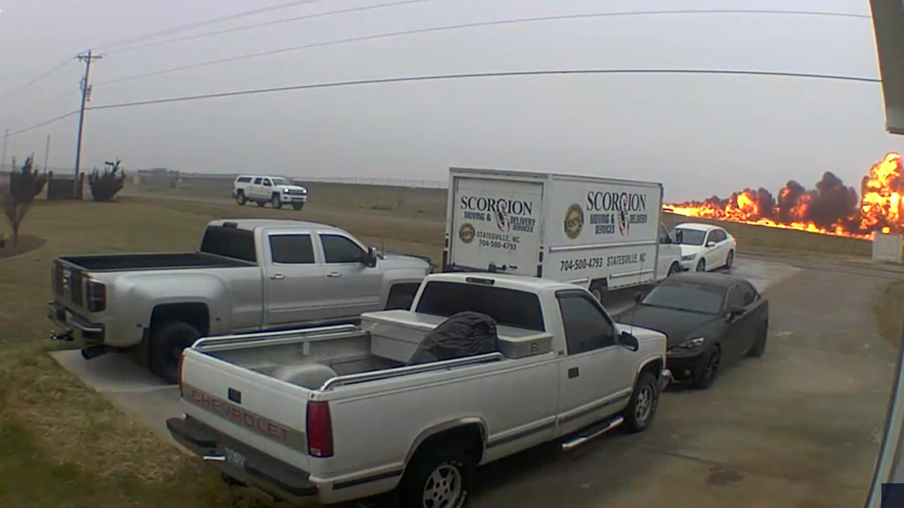 Fiery plane crash that killed NASCAR legend Greg Biffle and family captured in new video