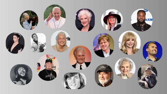 Celebrity deaths of 2025: Who we’ve lost this year