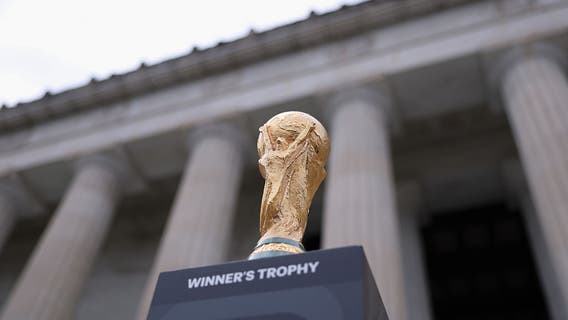 Lego unveils life-size World Cup trophy in new FIFA partnership