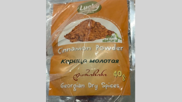 Cinnamon powder sold in several states recalled due to possible lead contamination