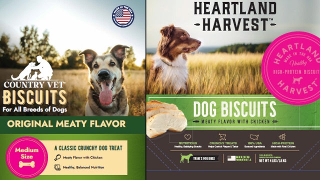 Dog biscuits recalled due to possible salmonella contamination