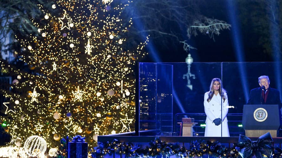 President Trump and first lady light National Christmas Tree