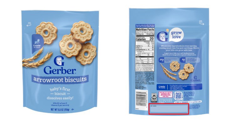Gerber recall: Arrowroot Biscuits pulled over potential plastic, paper pieces