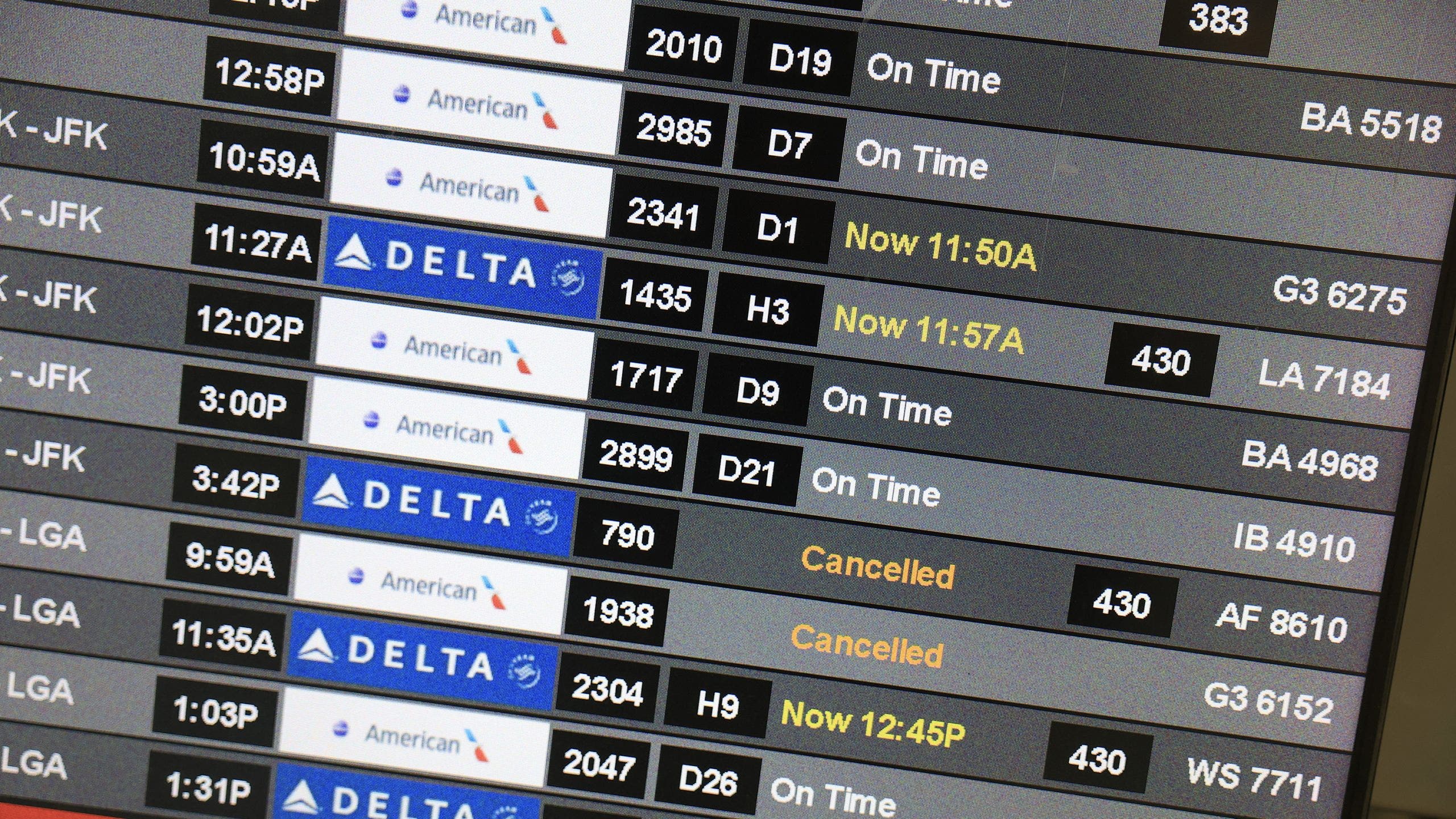 What to do if your flight gets canceled due to winter storms