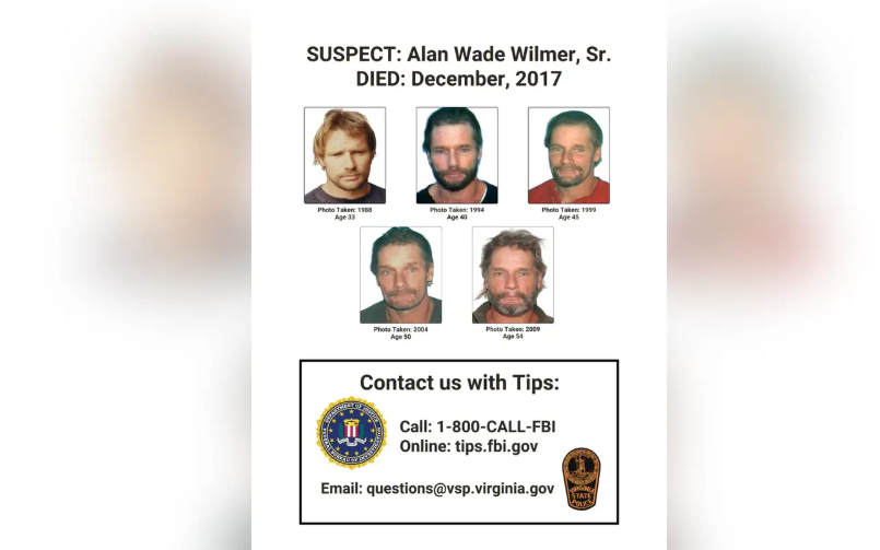 FBI solves Colonial Parkway murders thanks to new technology, bureau says