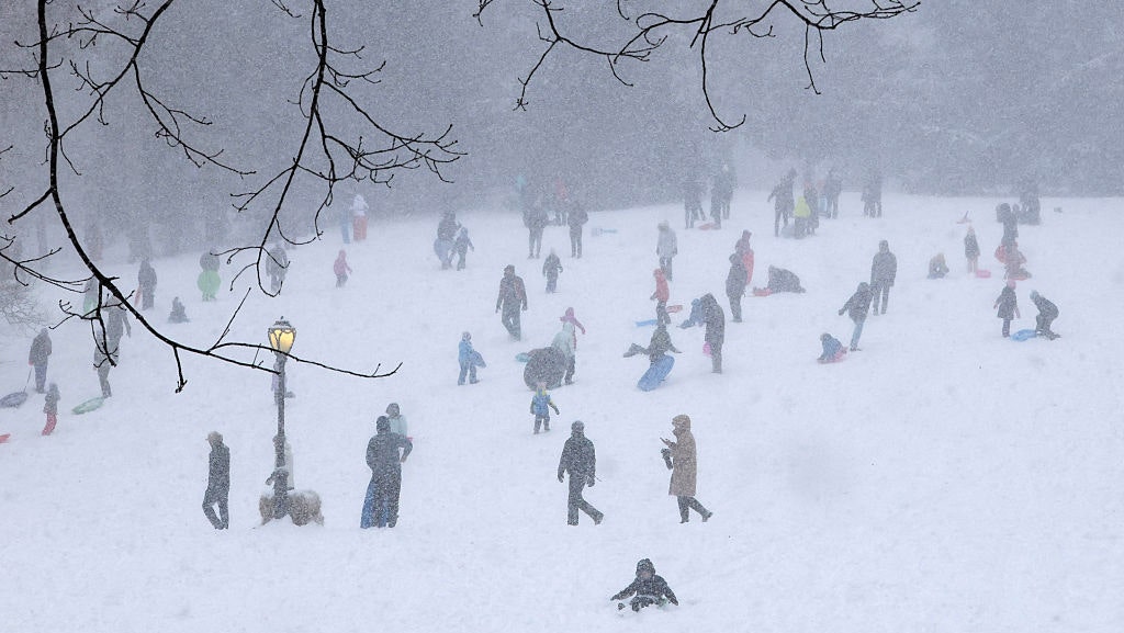 Two teens died in sledding accidents amid major winter weekend storm